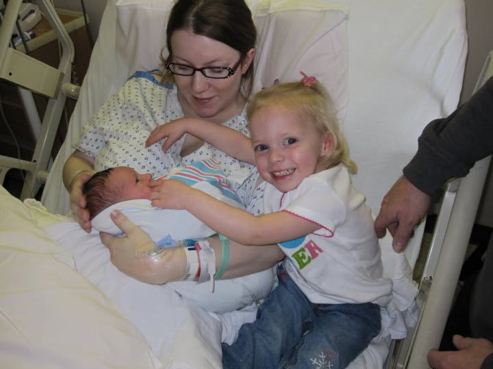 Meeting the baby